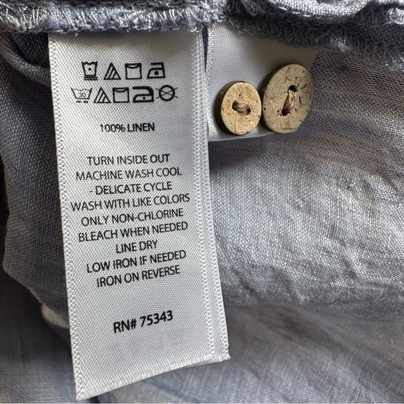 CYNTHIA ROWLEY Linen Top - Picture 9 of 11